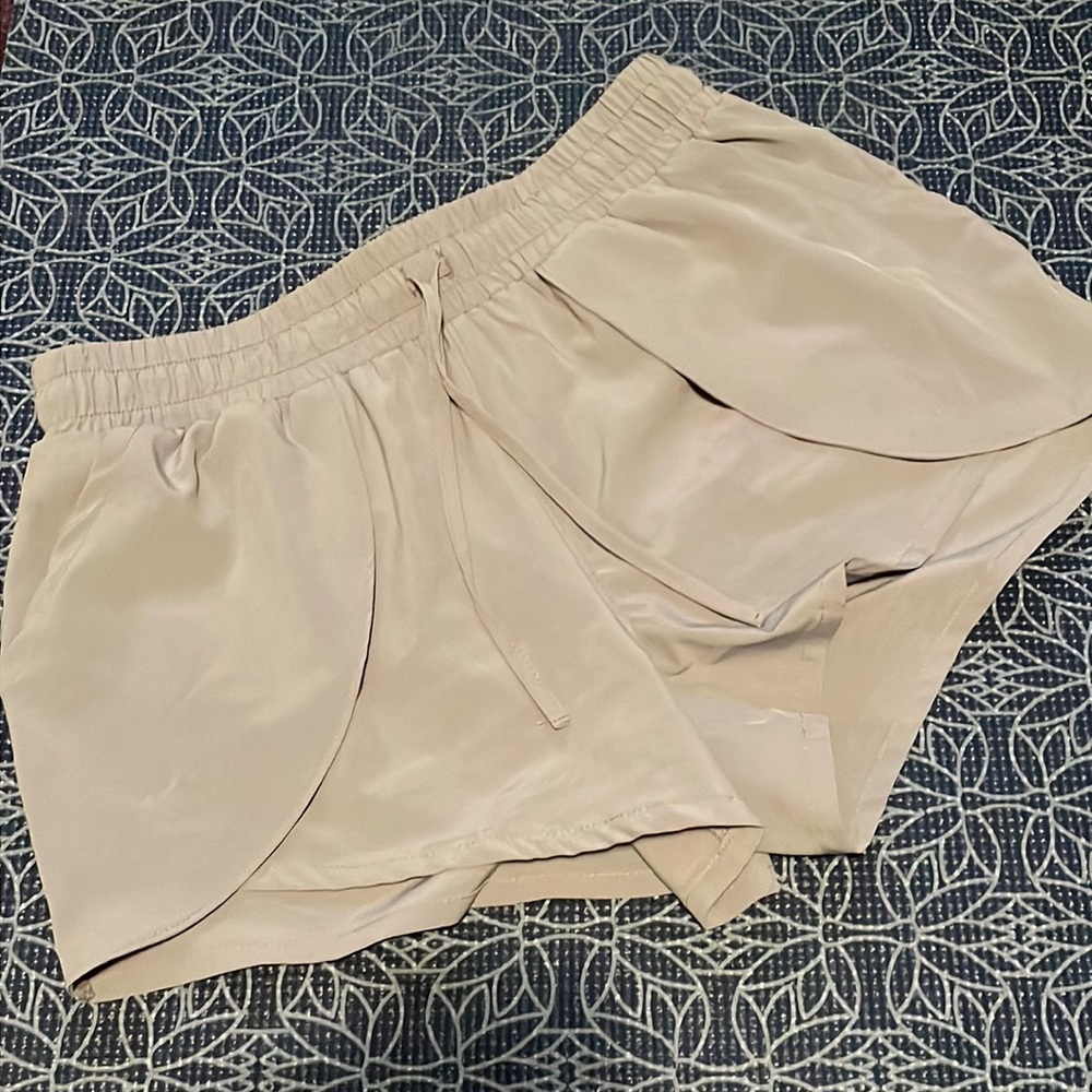 Gray athletic shorts